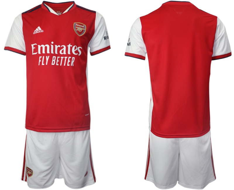Men 2021-2022 Club Arsenal home red blank Soccer Jersey->customized soccer jersey->Custom Jersey